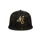 59FIFTY 59FIFTY DAY Memorial Collection クラシックロゴ ステッカー オールオーバーエンブロイダリー ブラック