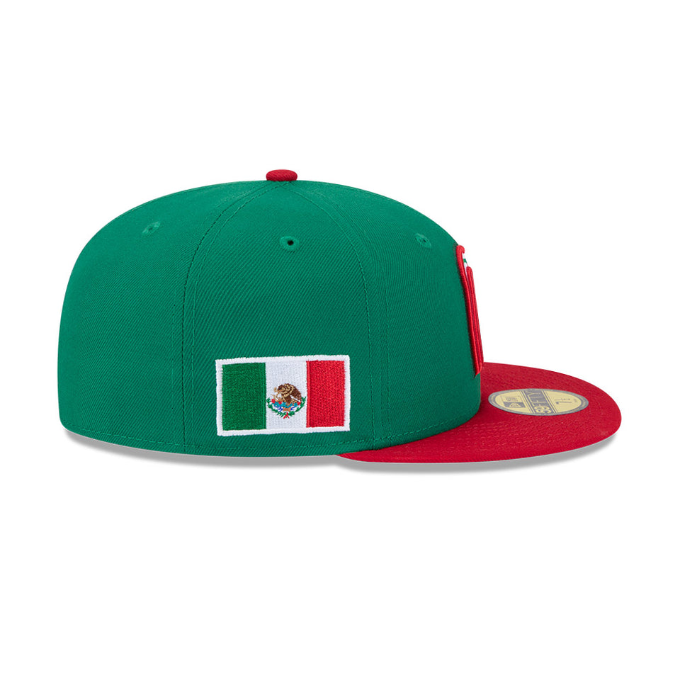 59FIFTY 2026 World Baseball Classic On-Field メキシコ グリーン レッドバイザー