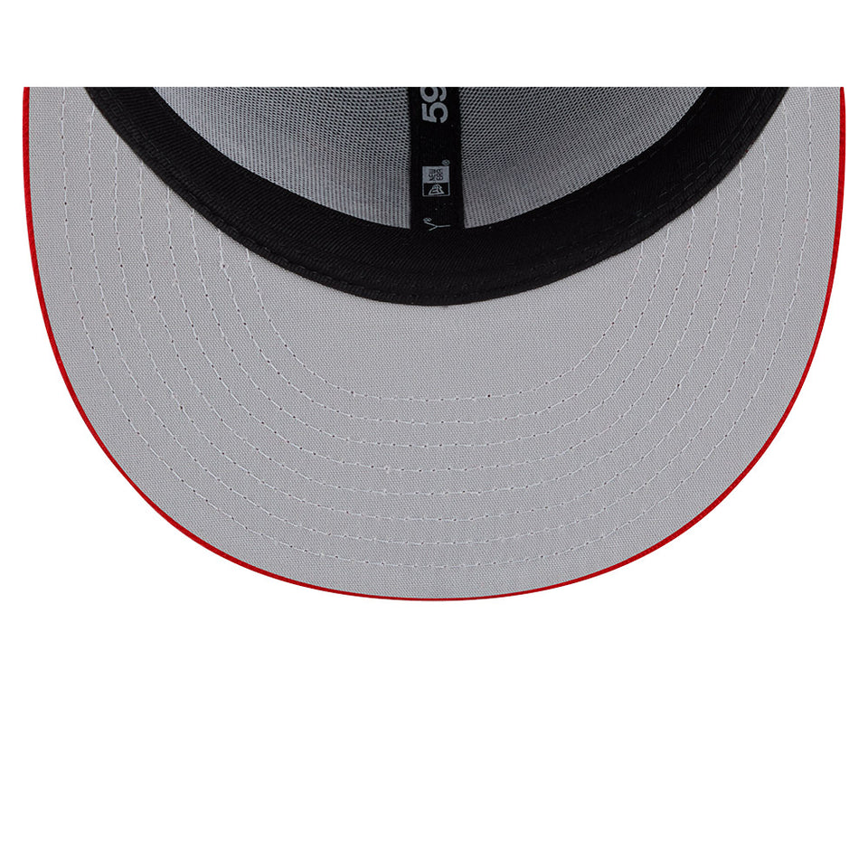 59FIFTY 2026 World Baseball Classic On-Field アメリカ ネイビー レッドバイザー