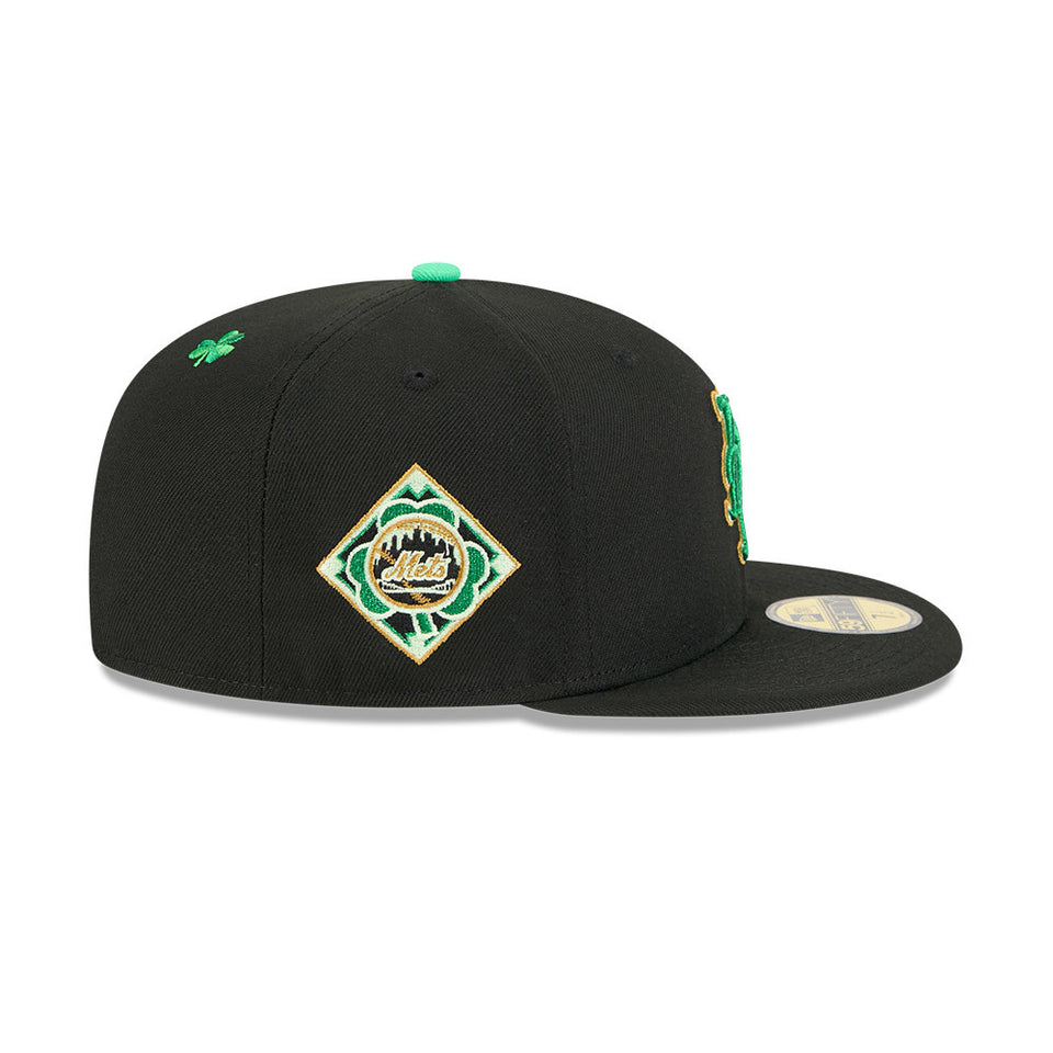 59FIFTY MLB St. Patrick's Day ニューヨーク・メッツ ブラック