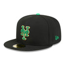 59FIFTY MLB St. Patrick's Day ニューヨーク・メッツ ブラック