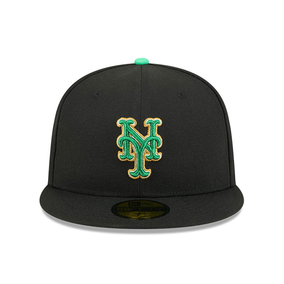59FIFTY MLB St. Patrick's Day ニューヨーク・メッツ ブラック