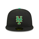 59FIFTY MLB St. Patrick's Day ニューヨーク・メッツ ブラック