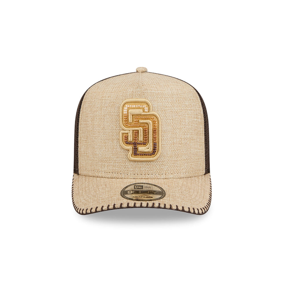 9FIFTY A-Frame トラッカー Beaded ビーズ サンディエゴ・パドレス