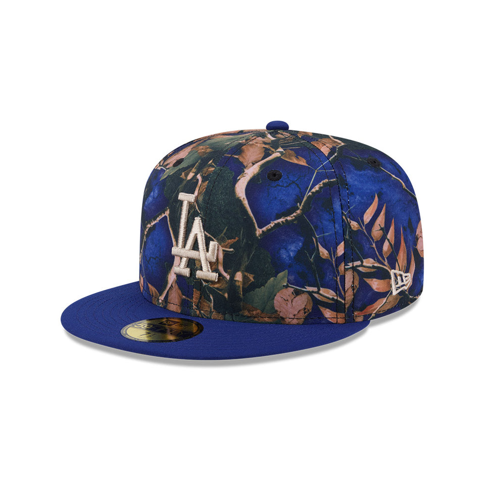 59FIFTY Leaves ロサンゼルス・ドジャース ダークロイヤルバイザー