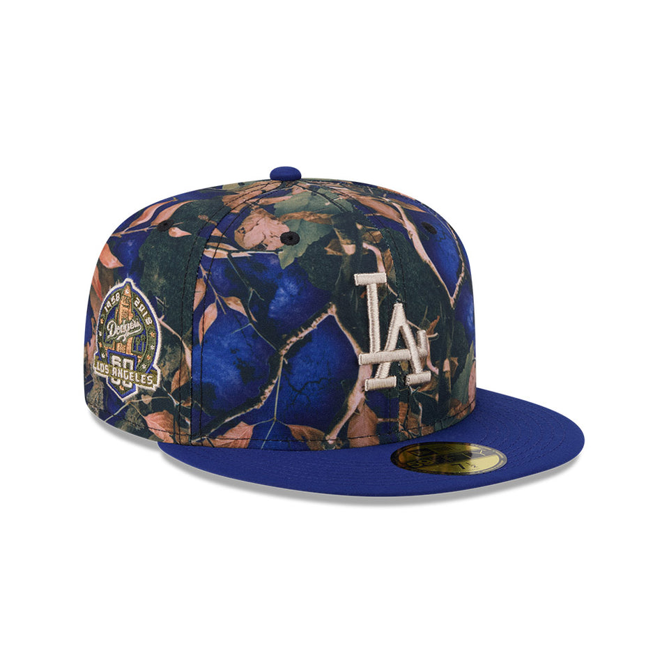 59FIFTY Leaves ロサンゼルス・ドジャース ダークロイヤルバイザー