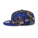 59FIFTY Leaves ロサンゼルス・ドジャース ダークロイヤルバイザー