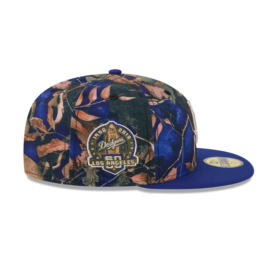 59FIFTY Leaves ロサンゼルス・ドジャース ダークロイヤルバイザー