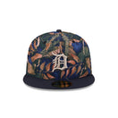 59FIFTY Leaves デトロイト・タイガース ネイビーバイザー