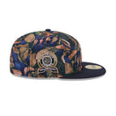 59FIFTY Leaves デトロイト・タイガース ネイビーバイザー