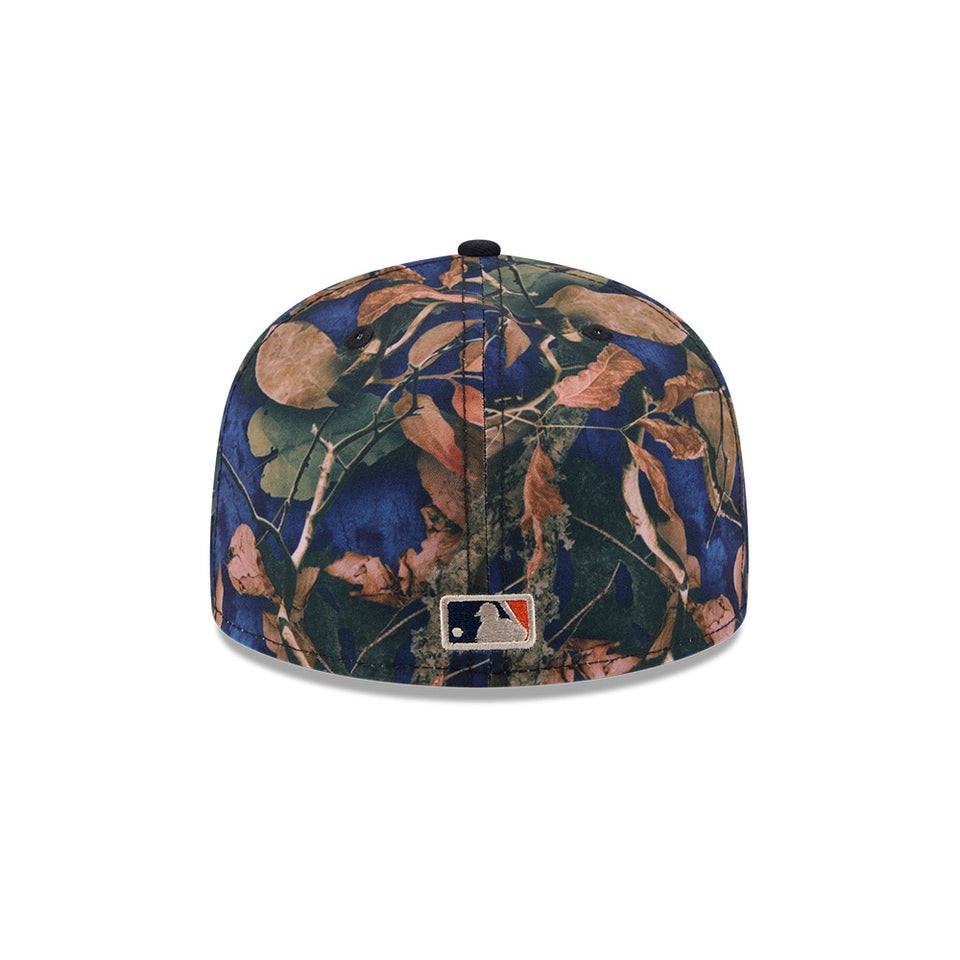 59FIFTY Leaves デトロイト・タイガース ネイビーバイザー
