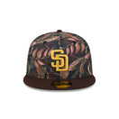 59FIFTY Leaves サンディエゴ・パドレス ブラウンバイザー