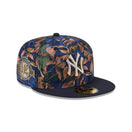 59FIFTY Leaves ニューヨーク・ヤンキース ネイビーバイザー