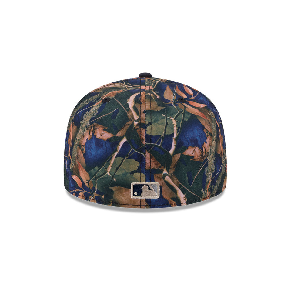 59FIFTY Leaves ニューヨーク・ヤンキース ネイビーバイザー