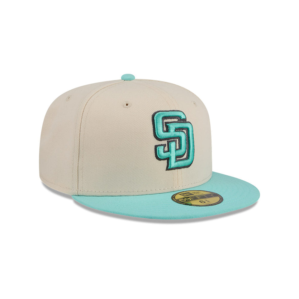 サンディエゴ・パドレス 59FIFTY キャップ 7 5/8 ミントグリーン 59FIFTY 2-Tone Color Pack サンディエゴ・パドレス クローム ミント