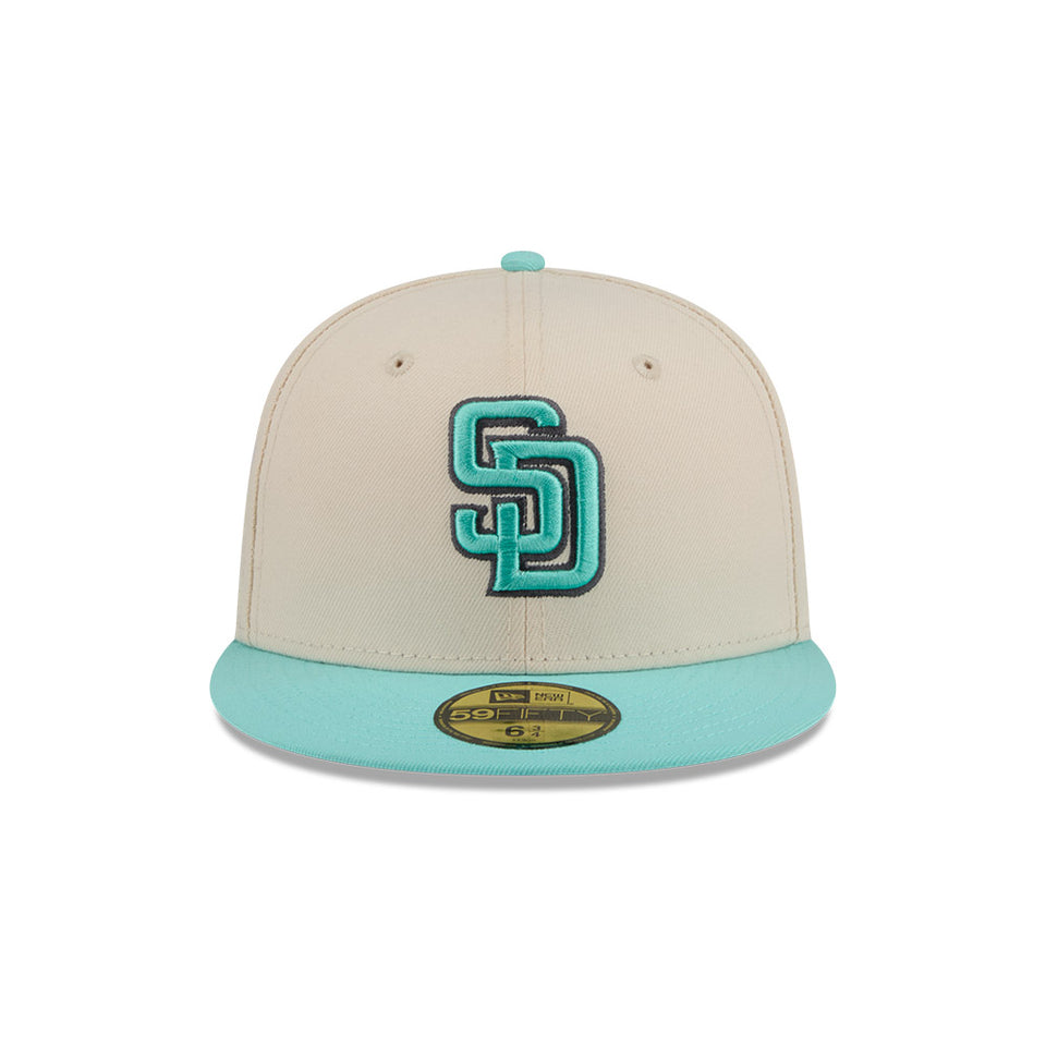 59FIFTY 2-Tone Color Pack サンディエゴ・パドレス クローム ミントバイザー