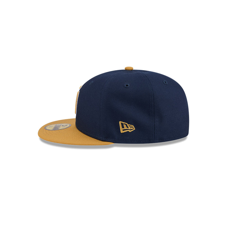 59FIFTY 2-Tone Color Pack サンディエゴ・パドレス ネイビー ブラウンバイザー