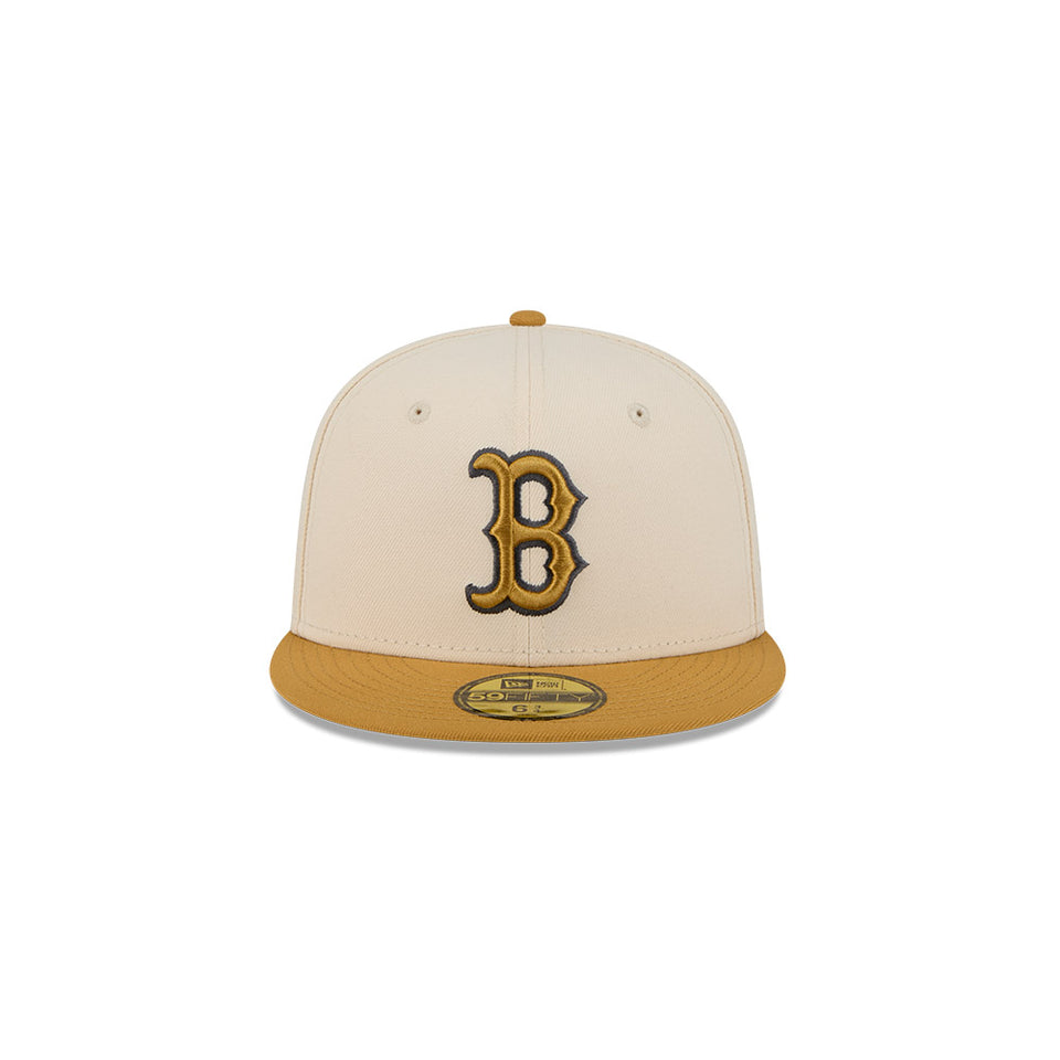 59FIFTY 2-Tone Color Pack ボストン・レッドソックス ベージュ ブラウンバイザー