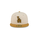 59FIFTY 2-Tone Color Pack ロサンゼルス・ドジャース ベージュ ブラウンバイザー