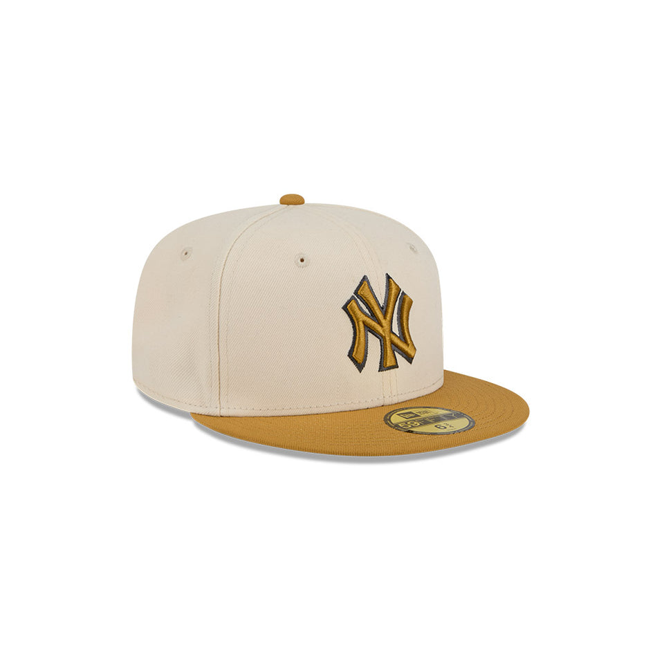 59FIFTY 2-Tone Color Pack ニューヨーク・ヤンキース ベージュ ブラウンバイザー