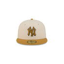 59FIFTY 2-Tone Color Pack ニューヨーク・ヤンキース ベージュ ブラウンバイザー