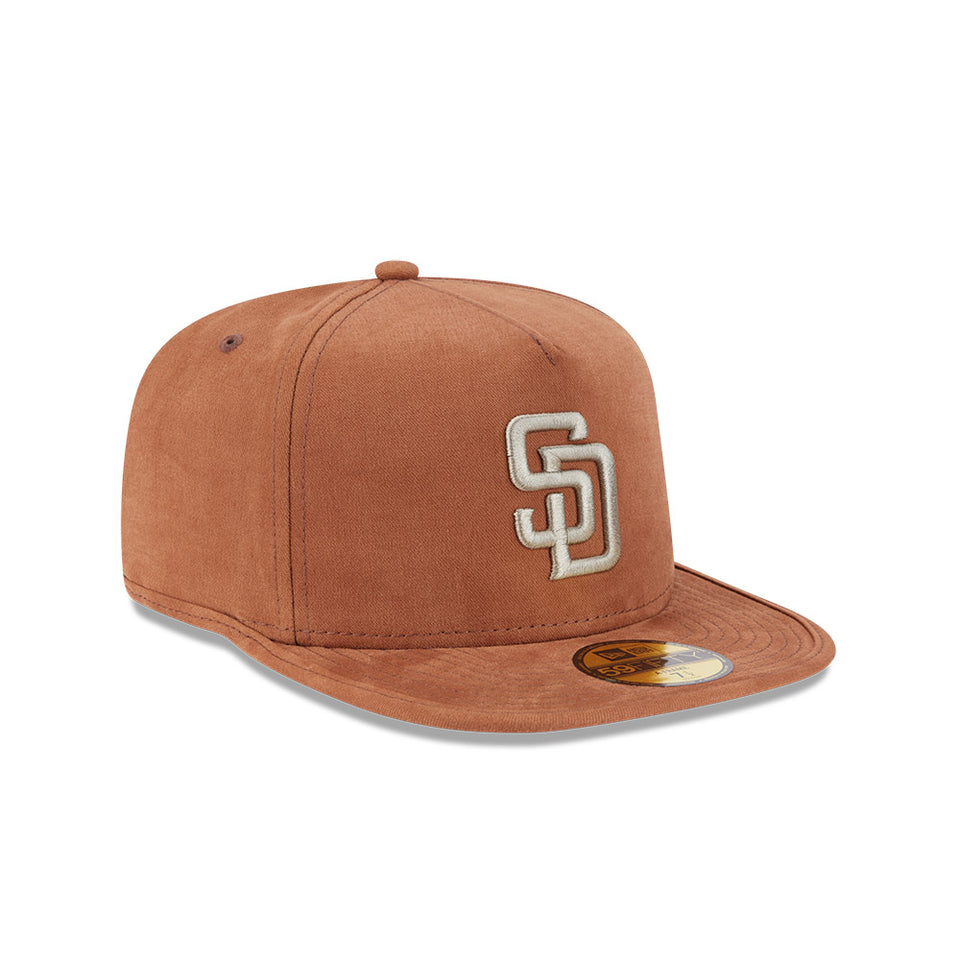 59FIFTY A-Frame Quilted サンディエゴ・パドレス ブラウン