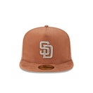 59FIFTY A-Frame Quilted サンディエゴ・パドレス ブラウン
