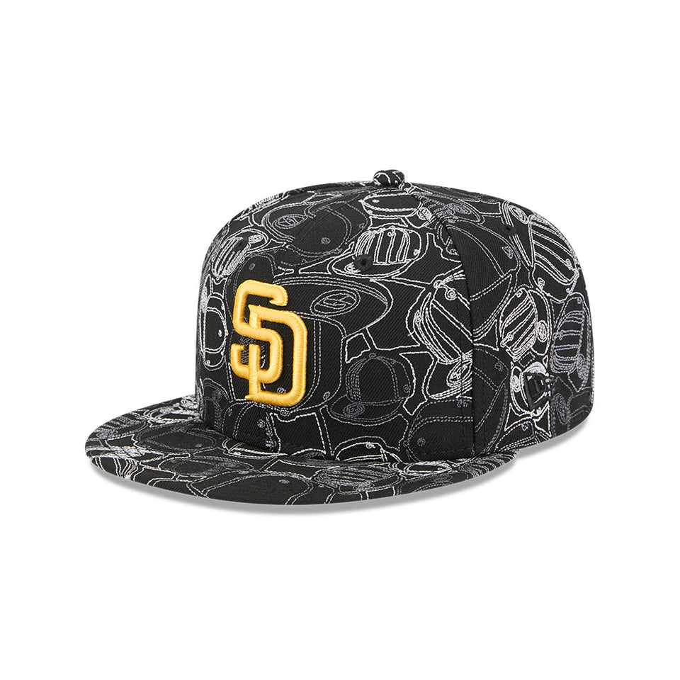サンディエゴ・パドレス 59FIFTY キャップ THE CAP 59FIFTY SMOOTH GRIND サンディエゴ・パドレス ネイビー