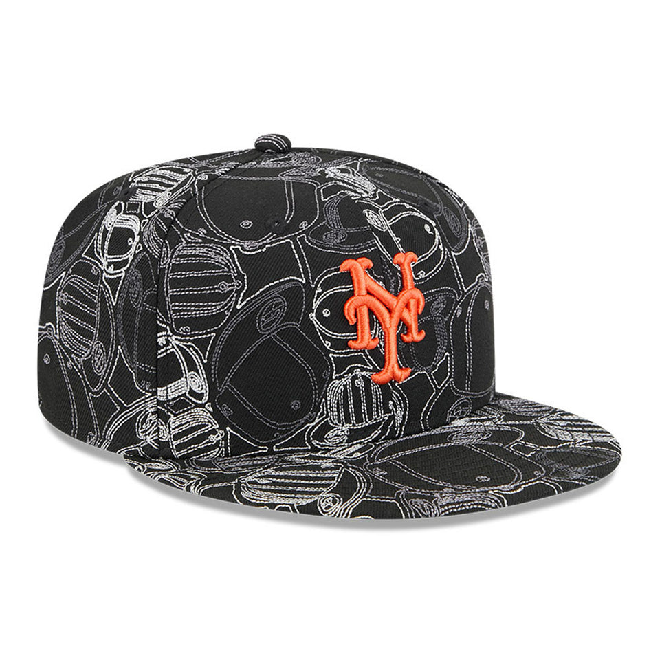 59FIFTY Cap Scramble ニューヨーク・メッツ ブラック