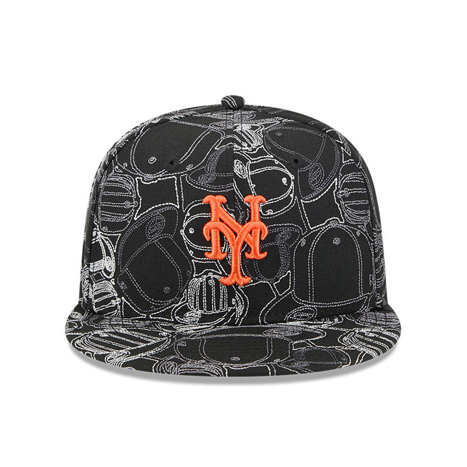 59FIFTY Cap Scramble ニューヨーク・メッツ ブラック