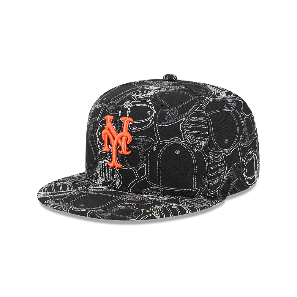 59FIFTY Cap Scramble ニューヨーク・メッツ ブラック | ニューエラ