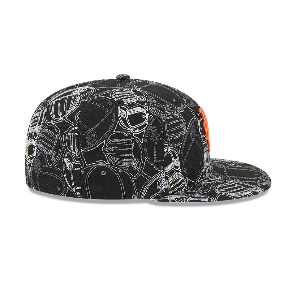 59FIFTY Cap Scramble ニューヨーク・メッツ ブラック