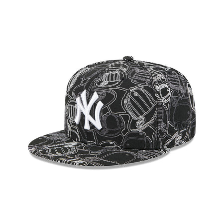 A's 59FIFTY キャップ サイズ7 1/4 59FIFTY Cap Scramble ニューヨーク・ヤンキース ブラック