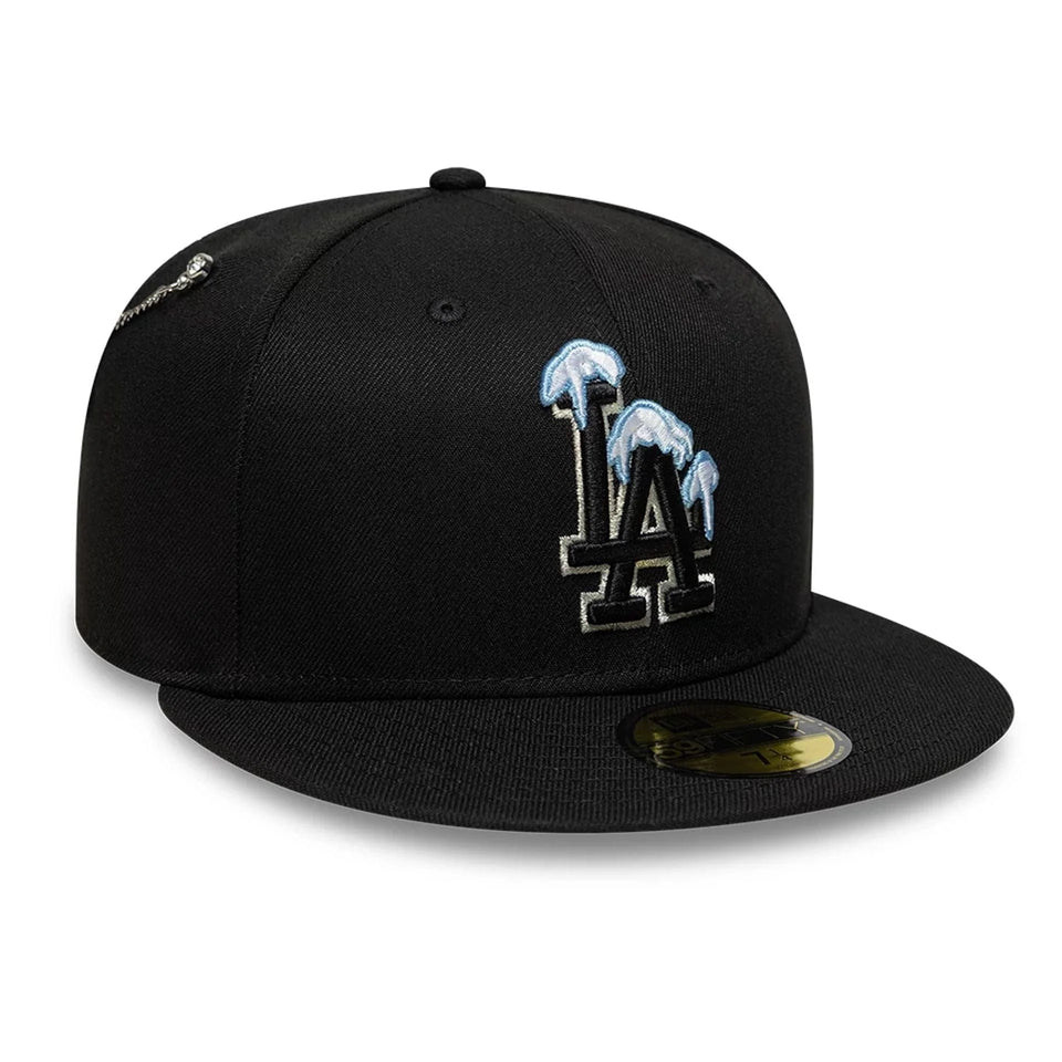 59FIFTY Snow Icon ロサンゼルス・ドジャース クラシックロゴピンズ ブラック