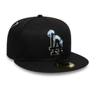 59FIFTY Snow Icon ロサンゼルス・ドジャース クラシックロゴピンズ ブラック