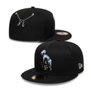 59FIFTY Snow Icon ロサンゼルス・ドジャース クラシックロゴピンズ ブラック