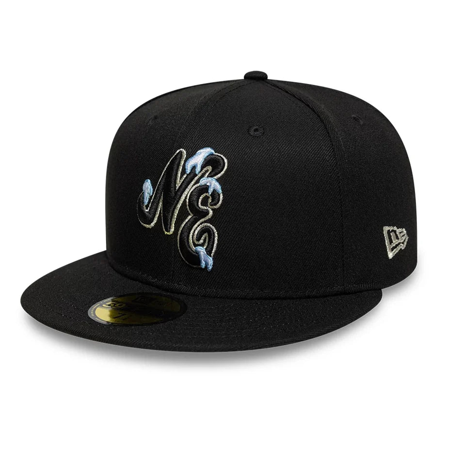 59FIFTY Snow Icon クラシックロゴ ピンズ ブラック