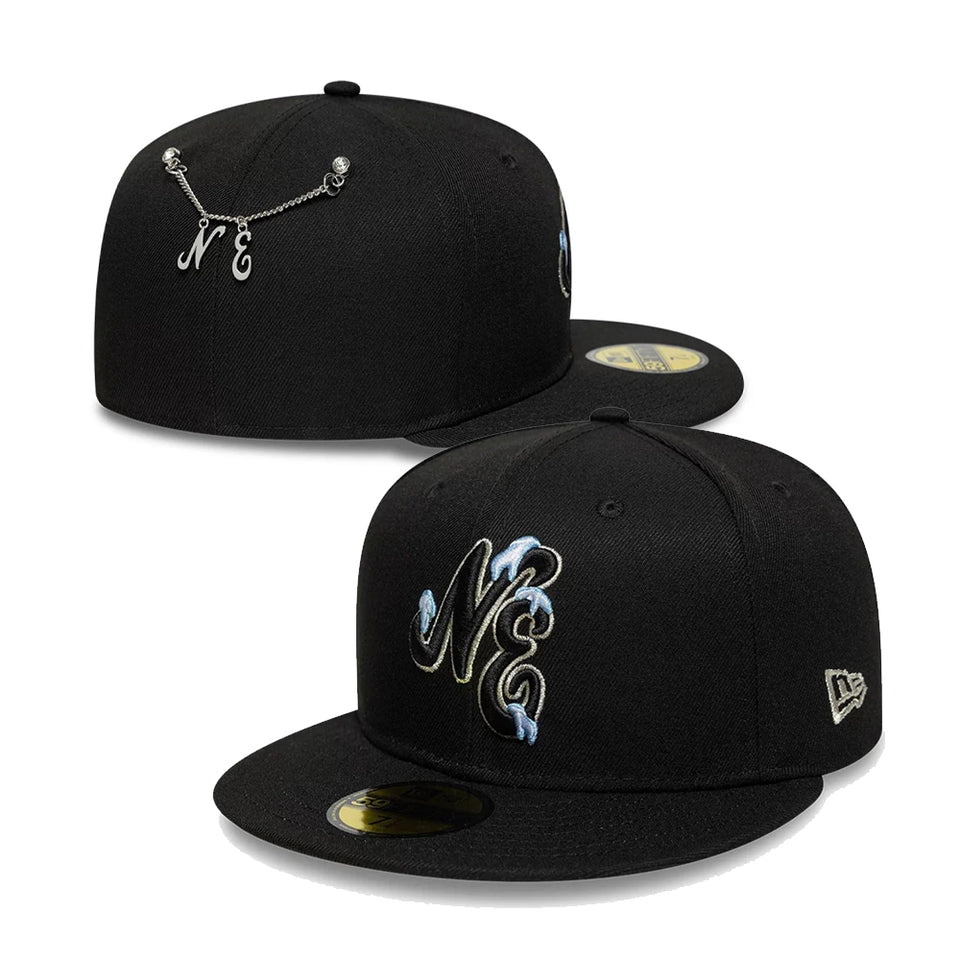 59FIFTY Snow Icon クラシックロゴ ピンズ ブラック