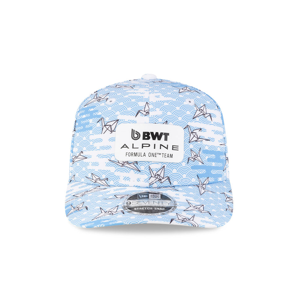 9SEVENTY ストレッチスナップ BWT Alpine Formula One Team BWT・アルピーヌ・フォーミュラワン・チーム Japan Race Special ホワイト/スカイブルー
