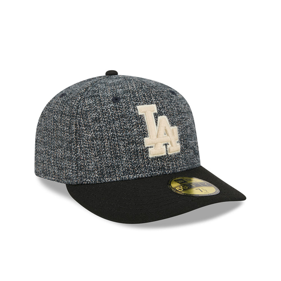 PC 59FIFTY Tweedy Cotton ロサンゼルス・ドジャース ブラック