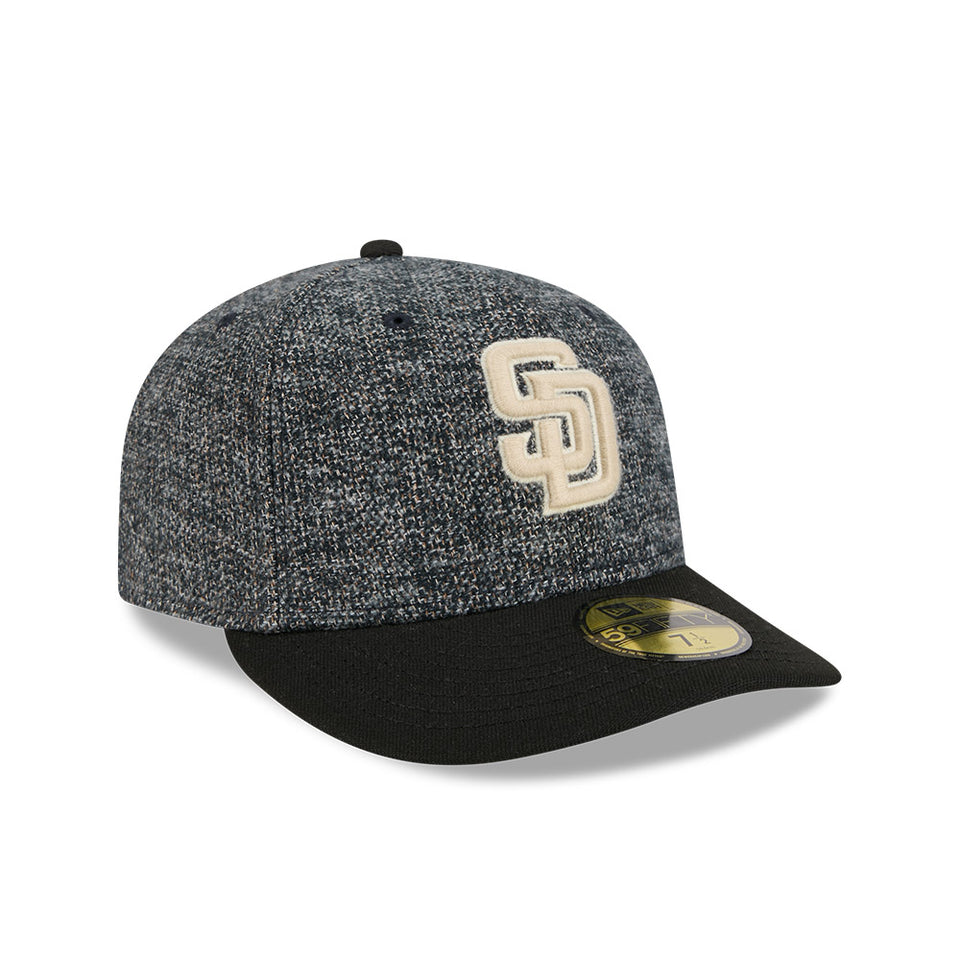 PC 59FIFTY Tweedy Cotton サンディエゴ・パドレス ブラック