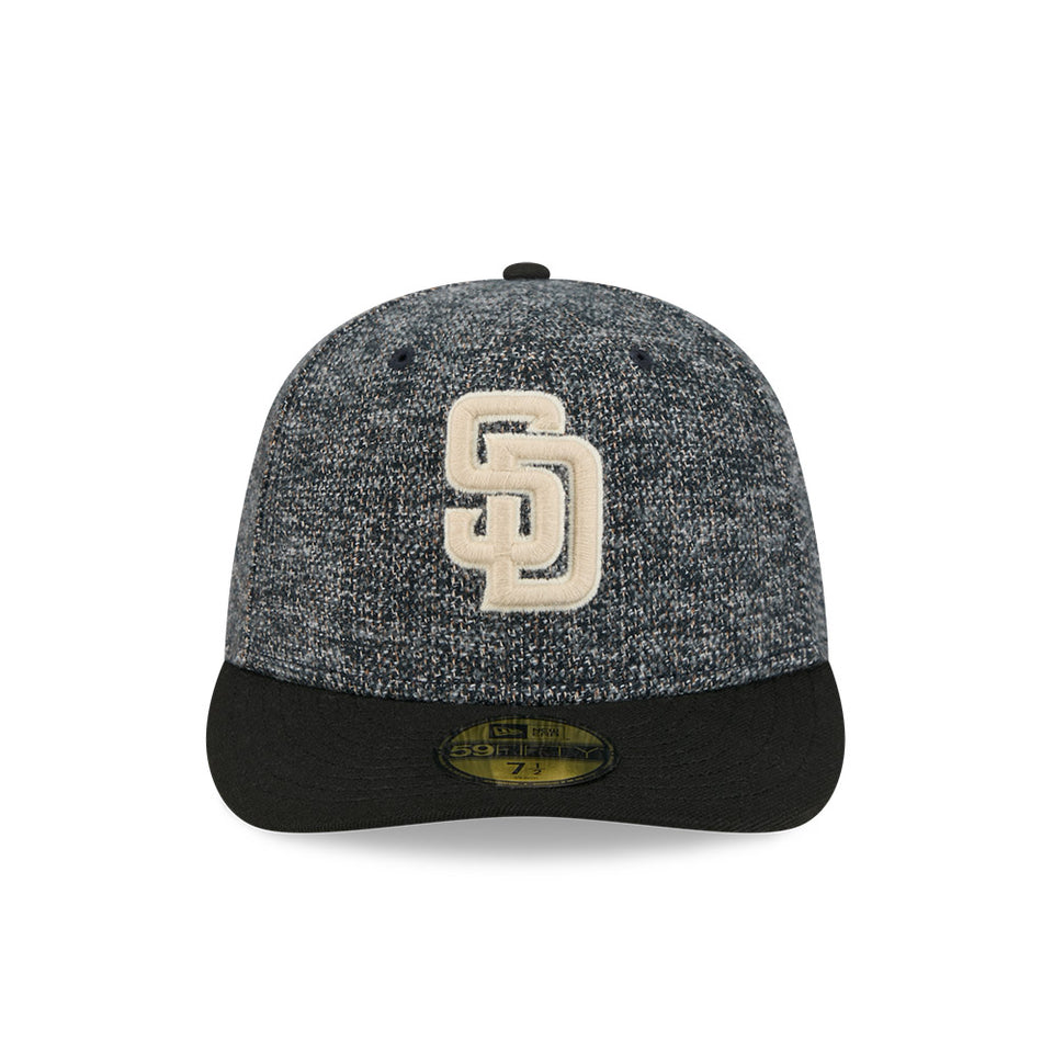 PC 59FIFTY Tweedy Cotton サンディエゴ・パドレス ブラック