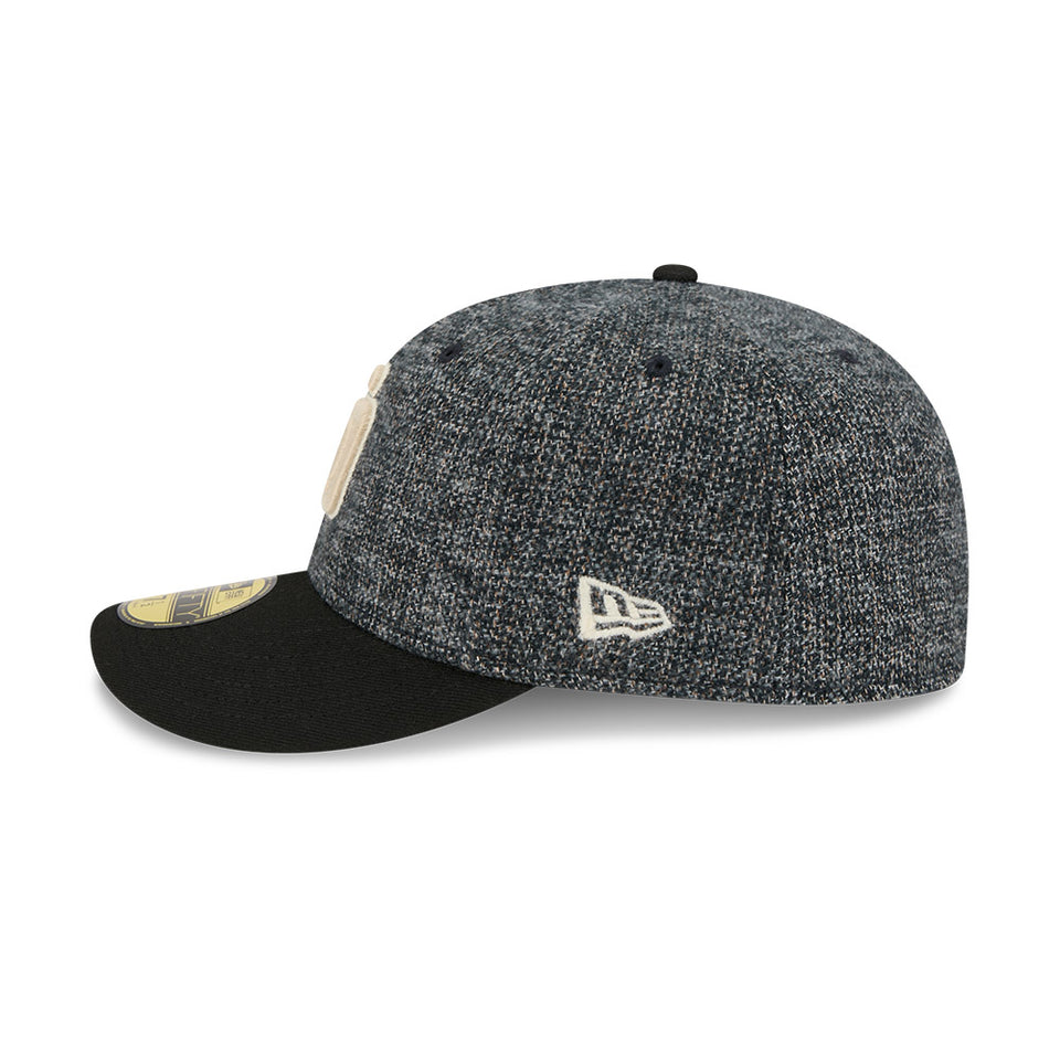PC 59FIFTY Tweedy Cotton サンディエゴ・パドレス ブラック