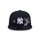 59FIFTY Looney Tunes x MLB ニューヨーク・ヤンキース バッグス・バニー ネイビー