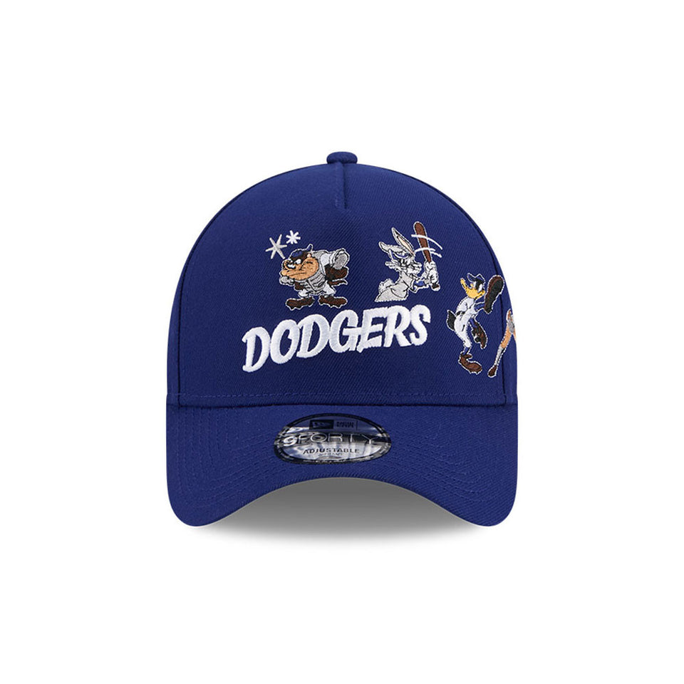 9FORTY A-Frame Looney Tunes x MLB ロサンゼルス・ドジャース ダークロイヤル