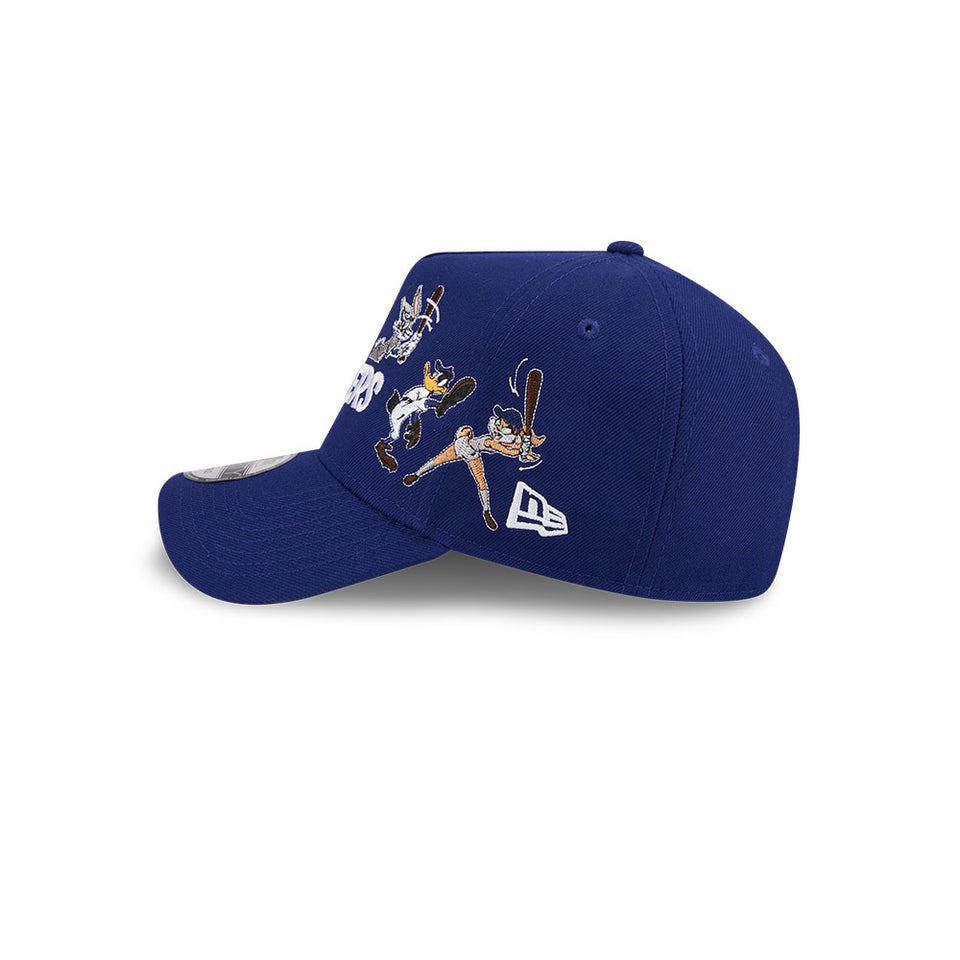 9FORTY A-Frame Looney Tunes x MLB ロサンゼルス・ドジャース ダークロイヤル