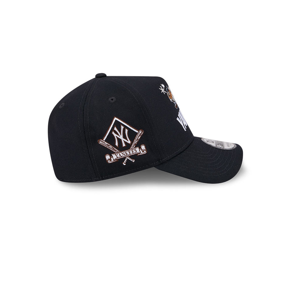 9FORTY A-Frame Looney Tunes x MLB ニューヨーク・ヤンキース ネイビー