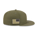 59FIFTY オンフィールド MLB 2026 Armed Forces Day アスレチックス ニューオリーブ