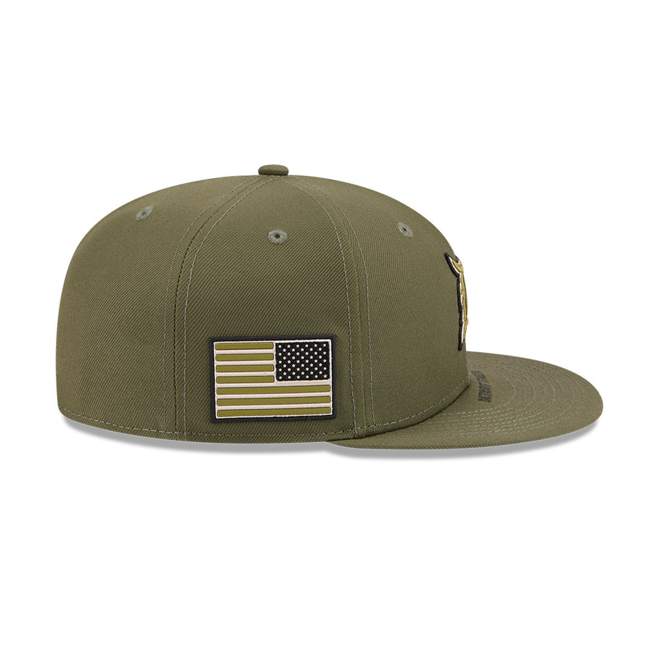 59FIFTY オンフィールド MLB 2026 Armed Forces Day デトロイト・タイガース ニューオリーブ