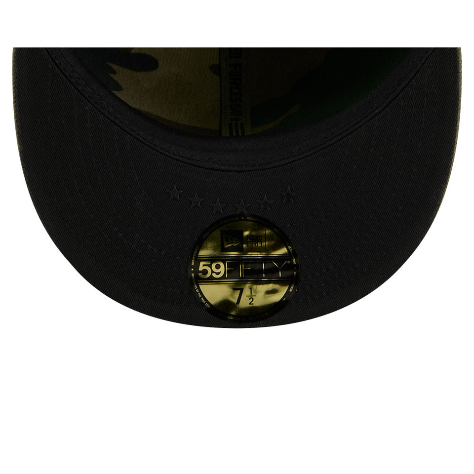 59FIFTY オンフィールド MLB 2026 Armed Forces Day ロサンゼルス・ドジャース ニューオリーブ